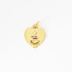 AUGIS - Médaille coeur or jaune
