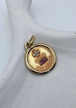 AUGIS - Médaille d'amour or jaune petit modèle