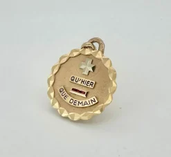 AUGIS - Médaille or rose