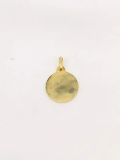 AUGIS - Mini Médaille amour or jaune diamant rubis