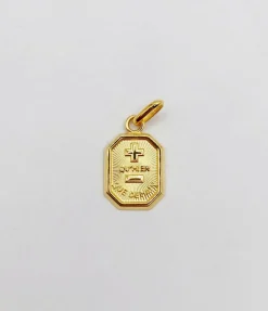 AUGIS - Pendentif médaille d'amour or "+ qu'hier - que demain"- L’Exclusive