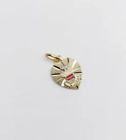 AUGIS - Pendentif médaille d'amour or 
