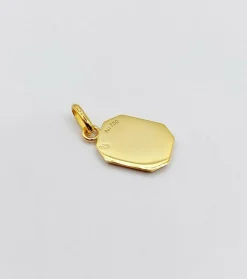 AUGIS - Pendentif médaille d'amour or 