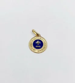 AUGIS - Pendentif médaille d'amour or jaune