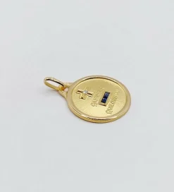 AUGIS - Pendentif médaille d'amour or 