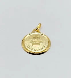 AUGIS - Pendentif médaille d'amour 