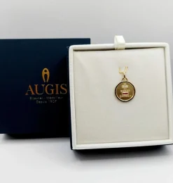 AUGIS - Pendentif médaille d'amour or 