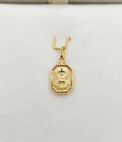 AUGIS - Pendentif médaille d'amour or 