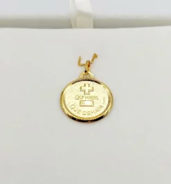 AUGIS - Pendentif médaille d'amour 