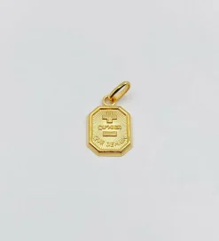 AUGIS - Pendentif médaille d'amour or 