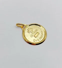 AUGIS - Pendentif médaille d'amour 