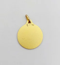 AUGIS - Pendentif médaille d'amour or 
