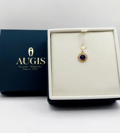 AUGIS - Pendentif médaille d'amour or jaune