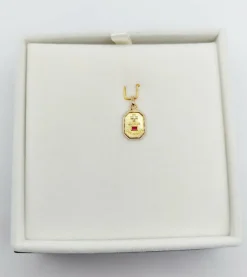 AUGIS - Pendentif médaille d'amour or 