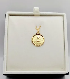 AUGIS - Pendentif médaille d'amour 
