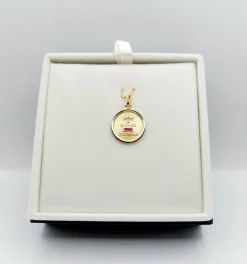 AUGIS - Pendentif médaille d'amour or 