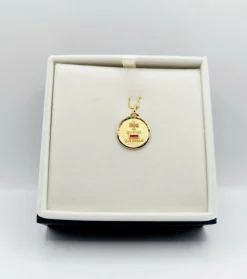 AUGIS - Pendentif médaille d'amour or 