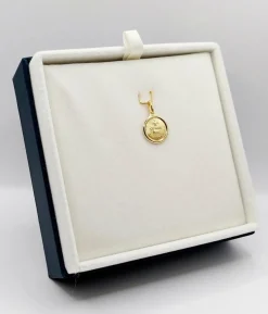 AUGIS - Pendentif médaille d'amour or 