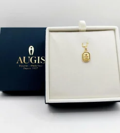 AUGIS - Pendentif médaille d'amour or 