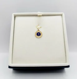 AUGIS - Pendentif médaille d'amour or jaune