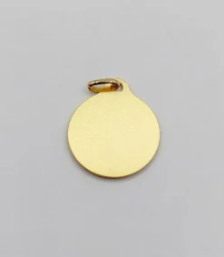 AUGIS - Pendentif médaille d'amour or 