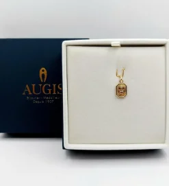 AUGIS - Pendentif médaille d'amour or 