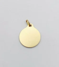 AUGIS - Pendentif médaille d'amour or 
