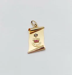 AUGIS - Pendentif médaille d'amour or 