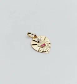 AUGIS - Pendentif médaille d'amour or 