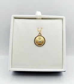 AUGIS - Pendentif médaille d'amour or 