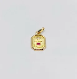 AUGIS - Pendentif médaille d'amour or 