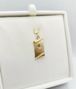 AUGIS - Pendentif médaille d'amour or 