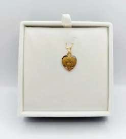 AUGIS - Pendentif médaille d'amour or 