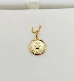 AUGIS - Pendentif médaille d'amour or 