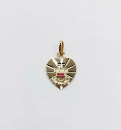AUGIS - Pendentif médaille d'amour or 