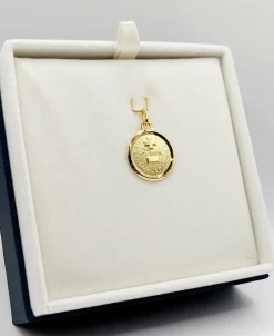 AUGIS - Pendentif médaille d'amour 