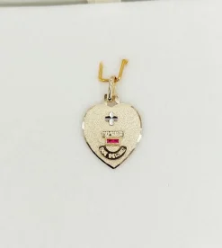 AUGIS - Pendentif médaille d'amour or 