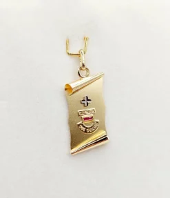 AUGIS - Pendentif médaille d'amour or 
