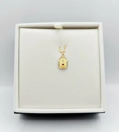 AUGIS - Pendentif médaille d'amour or 