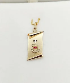 AUGIS - Pendentif médaille d'amour or 