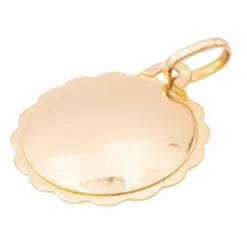 Augis Pendentif Médaille Médaille d'amour Or jaune Rubis