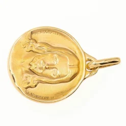 Augis Pendentif Médaille Or jaune