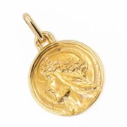 Augis Pendentif Médaille Or jaune