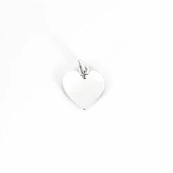 AUGIS-Médaille d'amour coeur rubis or blanc