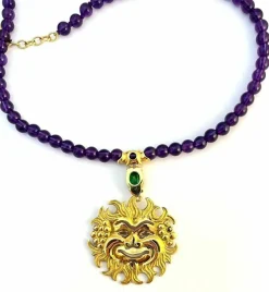 Bacchus collier améthystes, tourmaline