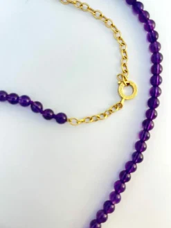 Bacchus collier améthystes, tourmaline