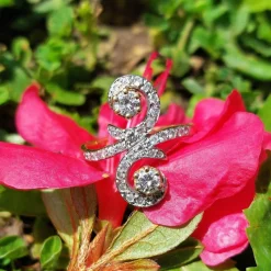 Bague 1900 « toi et moi » diamants