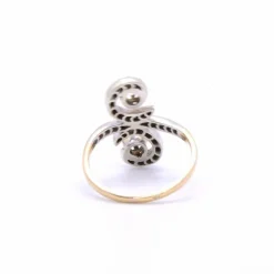 Bague 1900 « toi et moi » diamants