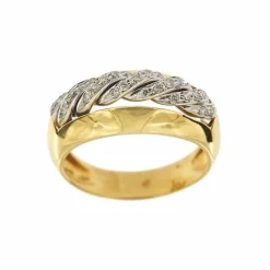 Bague 2 anneaux dorés
