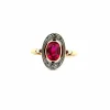 Bague Art-Déco Rubis